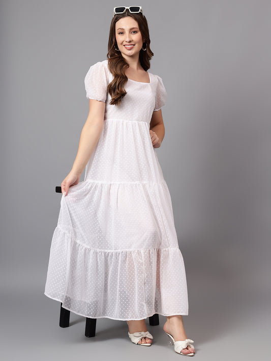 Stylish Dobby Dress